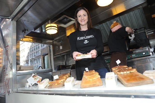 Arla Dofino Celebrates National Grilled Cheese Month in NYC on twopeasandtheirpod.com Arla Dofino Celebrates National Grilled Cheese Month