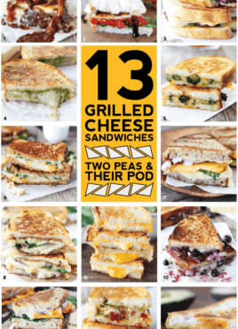 13 of the BEST Grilled Cheese Recipes on twopeasandtheirpod.com Make one or make them all! They are ALL amazing!