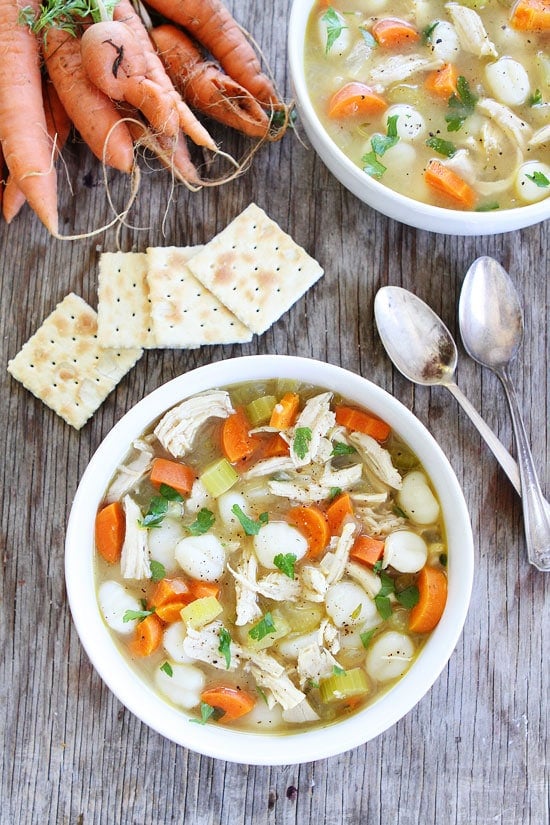 Chicken Gnocchi Soup Recipe is a comforting soup that is great for lunch or dinner. #soup #souprecipes #chickensoup #chickenrecipe Chicken Gnocchi Soup Recipe