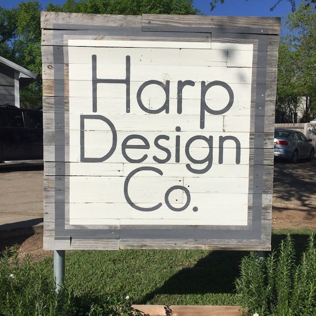 Harp Design Co. in Waco, Texas. See more on twopeasandtheirpod.com Harp Design Co.