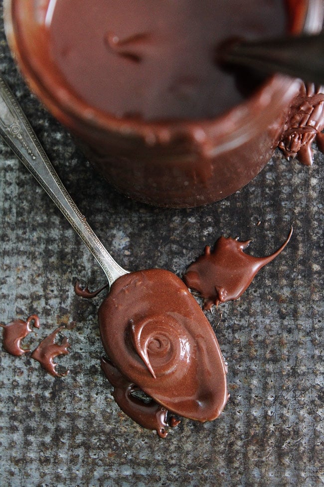 3-Ingredient Peanut Butter Hot Fudge Recipe on twopeasandtheirpod.com You only need three ingredients to make this peanut butter hot fudge sauce. It is so easy and great drizzled on ice cream, cake, brownies, or fruit. 3-Ingredient Peanut Butter Hot Fudge Recipe