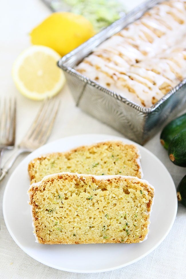 Lemon Zucchini Bread Lemon Zucchini Bread with sweet lemon glaze