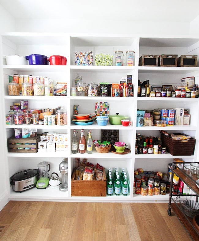 The Perfect Pantry on twopeasandtheirpod.com This pantry is a dream! Kitchen Pantry