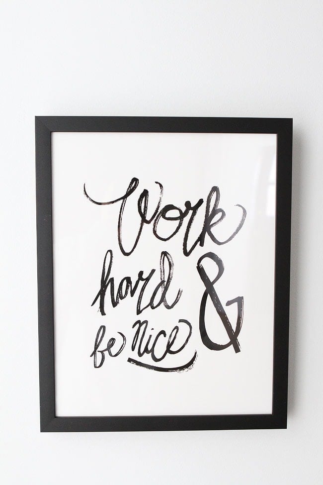Mudroom Tour on twopeasandtheirpod.com Art