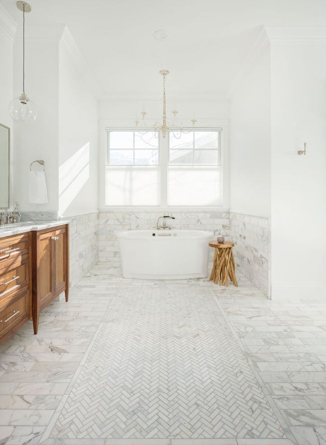 Master Bathroom Tour on twopeasandtheirpod.com Master Bathroom Tour