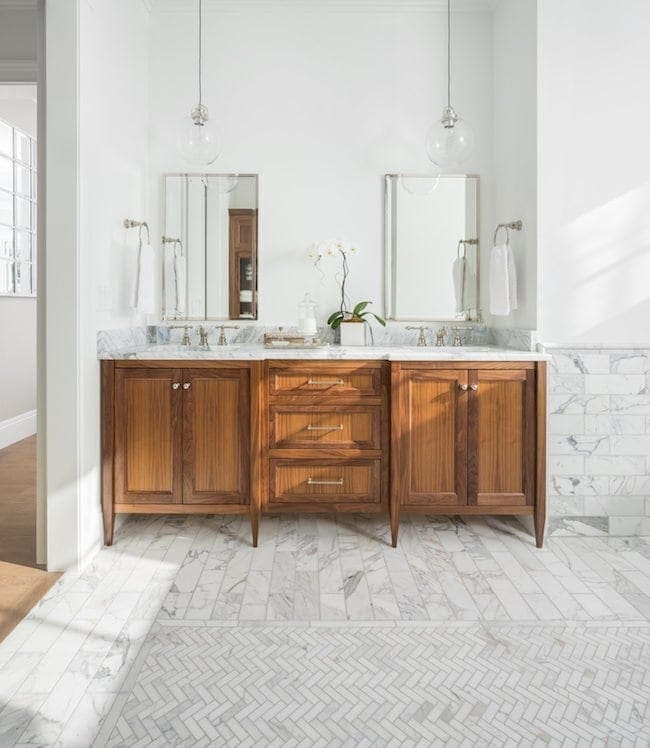 Master Bathroom Tour on twopeasandtheirpod.com Master Bathroom Tour