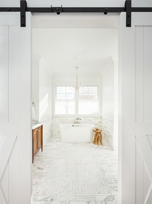 Master Bathroom Tour on twopeasandtheirpod.com Master Bathroom