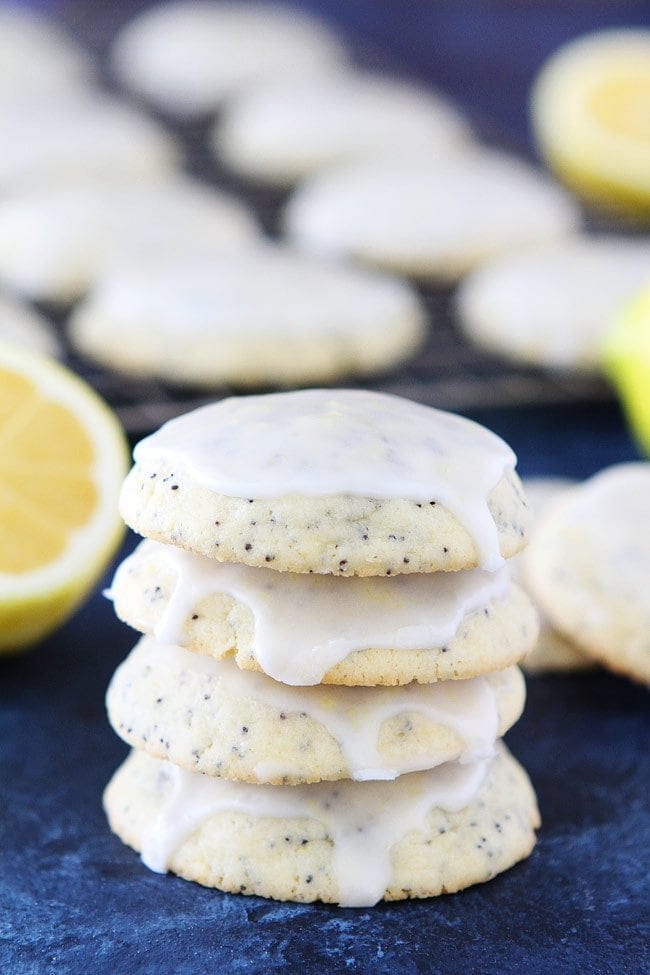 Lemon Poppy Seed Cookies with a sweet lemon glaze are the perfect dessert for any occasion. Everyone loves these soft lemon cookies