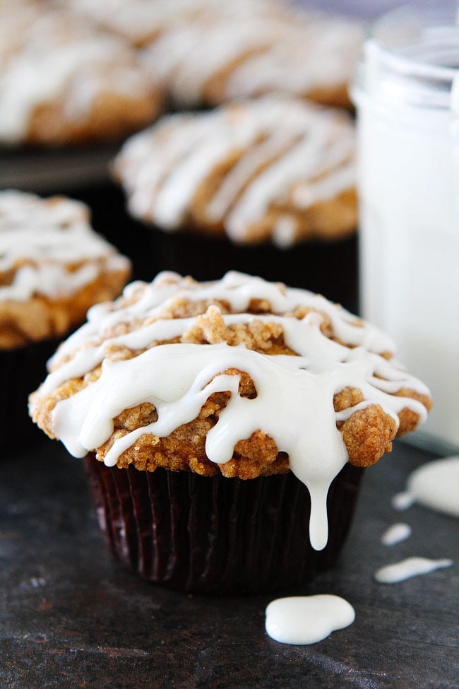 Pumpkin Cream Cheese Muffin Recipe with cream cheese filling