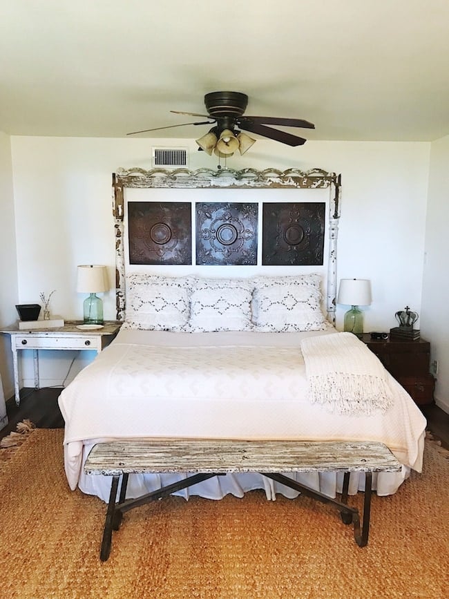 The Vintage Round Top master bedroom