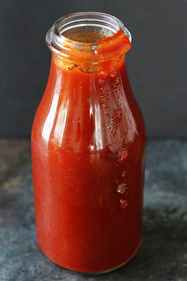 Homemade BBQ Sauce Is Easy To Make At Home With Ingredients You Already Have On Hand. You Will Never Buy Store Bought BBQ Sauce After You Try This Sweet, Tangy, And Delicious BBQ Sauce! Easy Homemade BBQ Sauce