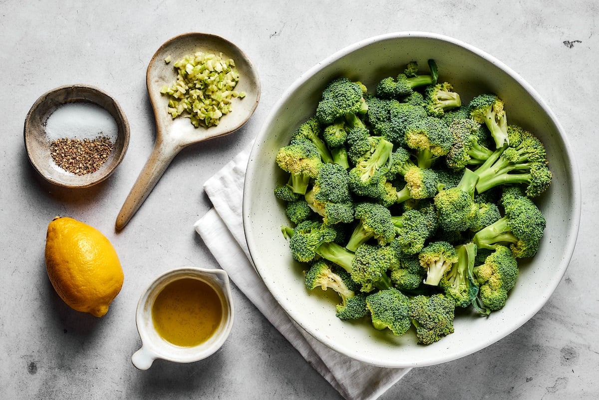 Easy roasted broccoli with garlic is destined to be your new go-to side dish! This crispy, oven-baked broccoli recipe is even kid-approved. The ingredients for roasted broccoli.
