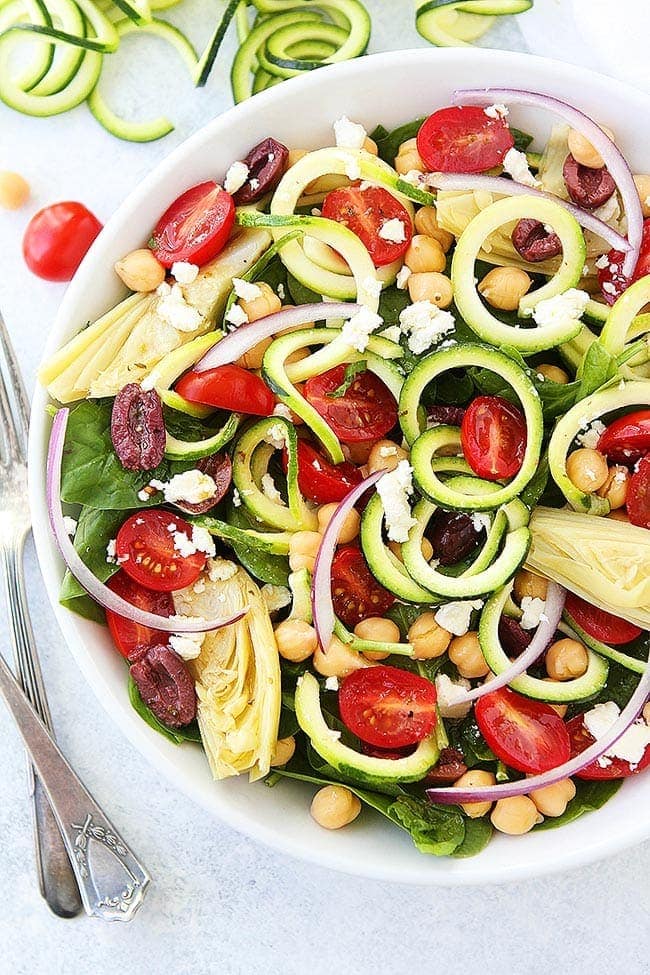 The BEST Zucchini Recipes! You will want to make them all this summer! #zucchini #zucchinirecipes #summer zucchini salad recipe