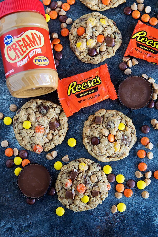 Loaded Peanut Butter Cookies