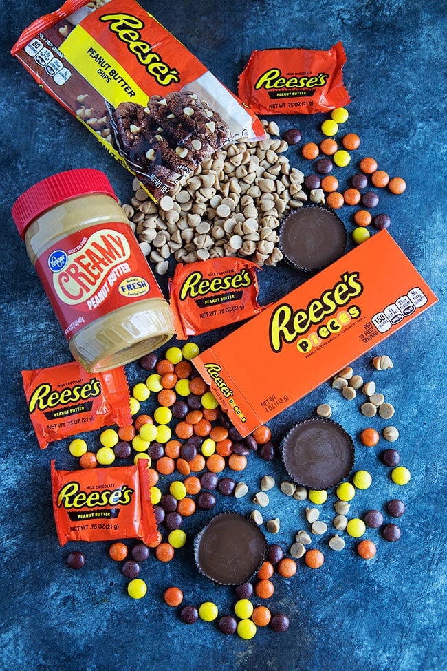 Peanut Butter Cookies with candy
