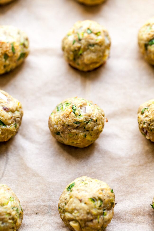 Easy Greek Turkey Meatballs