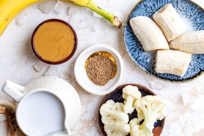 Peanut Butter Banana Smoothie Ingredients