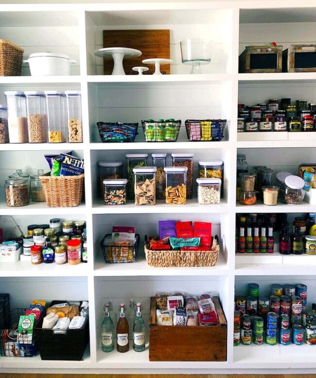 pantry organization.