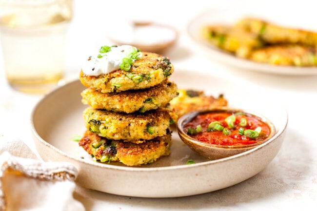 Easy Broccoli Cheddar Fritters