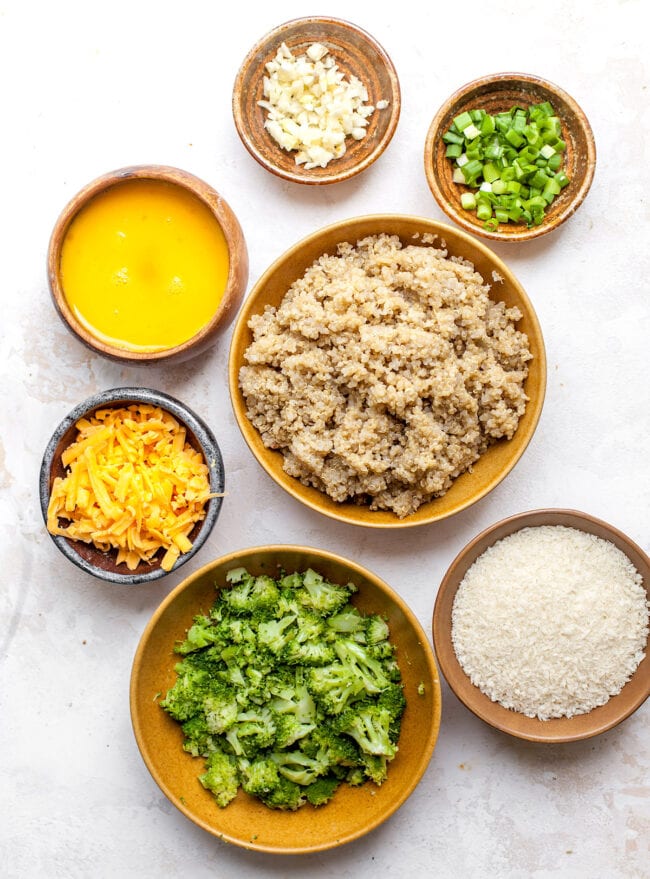 Broccoli Cheddar Fritters Ingredients