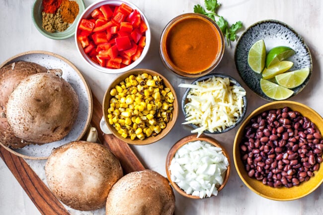 enchilada stuffed mushroom ingredients