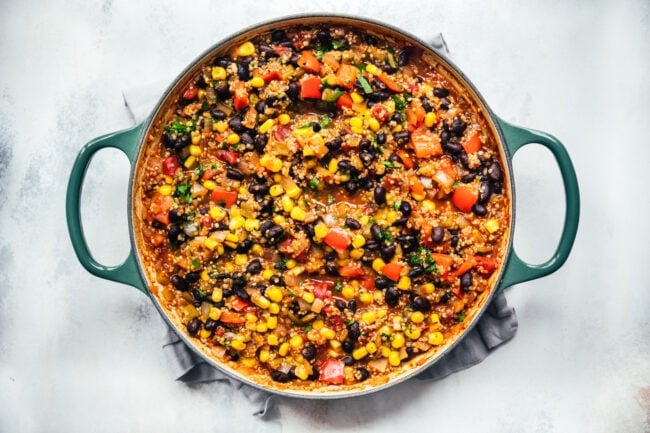 how to make vegetarian taco skillet