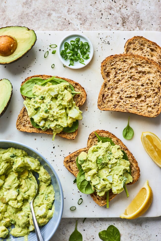 how to make avocado egg salad