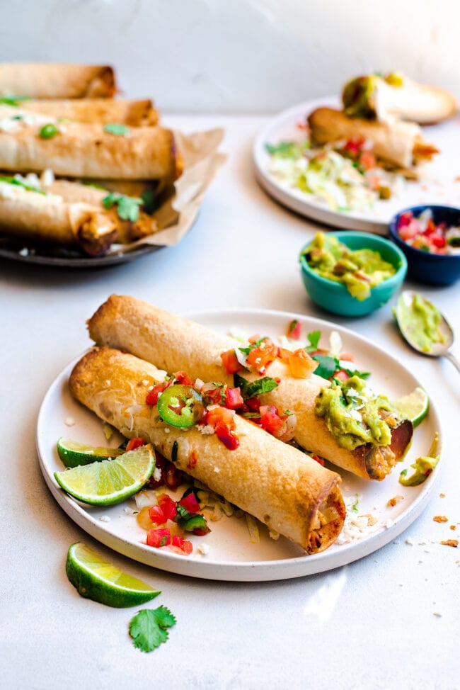 chicken flautas