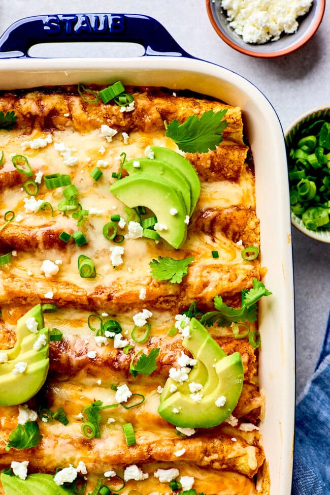 easy black bean enchiladas