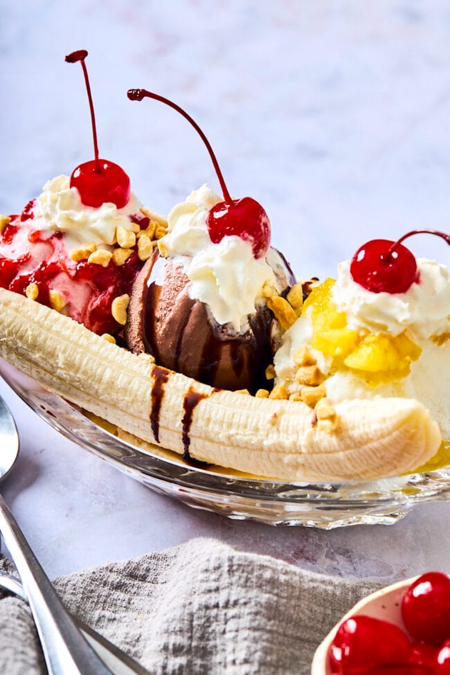 classic banana split
