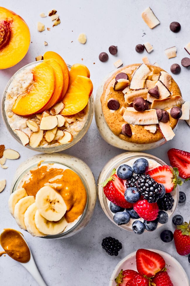 healthy overnight oats