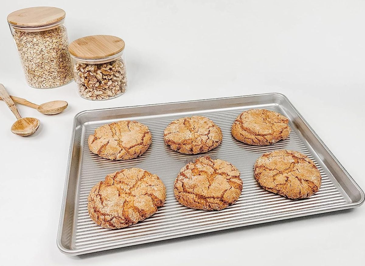 cookies on cookie sheet.
