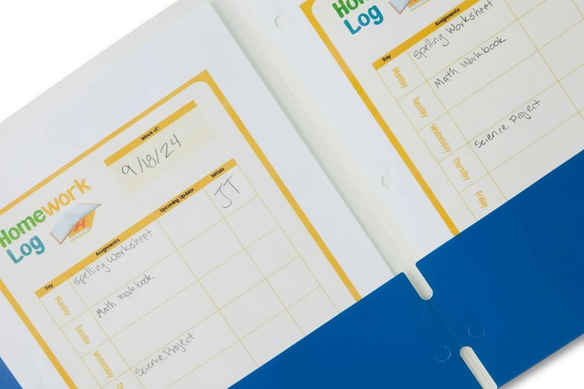 2-pocket folder