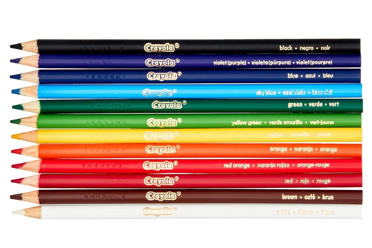Crayola colored pencils